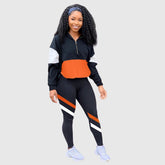 Color Contrast Casual Set