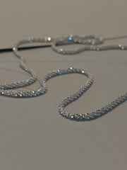 Minimalist Rhinestone Glitter Necklace