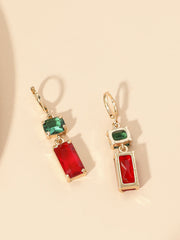 Christmas Imitation Crystal Earrings