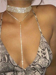 Multilayer Strand Chain Necklaces