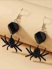 Halloween Spider Pendant Earrings