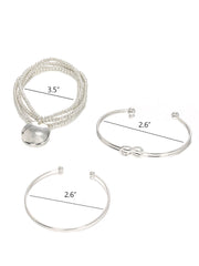 Minimalist Knotted Beaded Bracelet