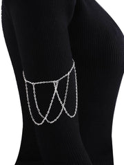 Minimalist Chain Tassle Armlet