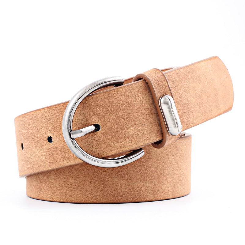 Ceinture à boucle en 6 couleurs
