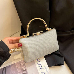 Elegant Hand Bag with Chain Shoulder Strap