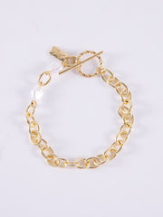 Chain Toggle Charm Bracelet