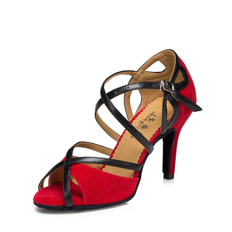 High Heel Leather Dancing Shoes in 2 Colors