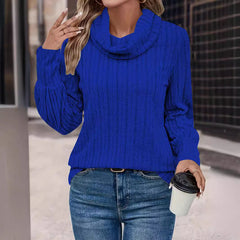 Cowl Neck Long Sleeve Shirt