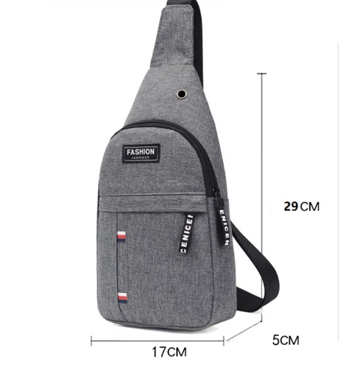 Men's Oxford Shoulder Messenger Bag in 3 Colors