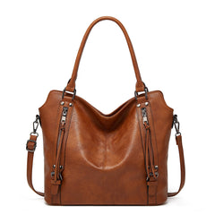 Double Zipper Large Capacity Shoulder Crossbody Bag in 5 Colors
