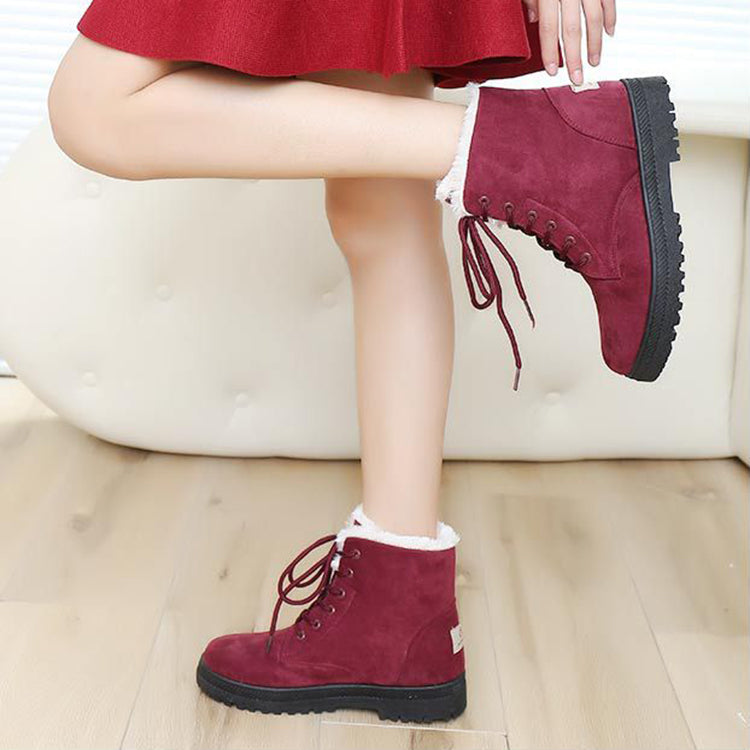 Plush Ankle Snow Boots in 5 Colors