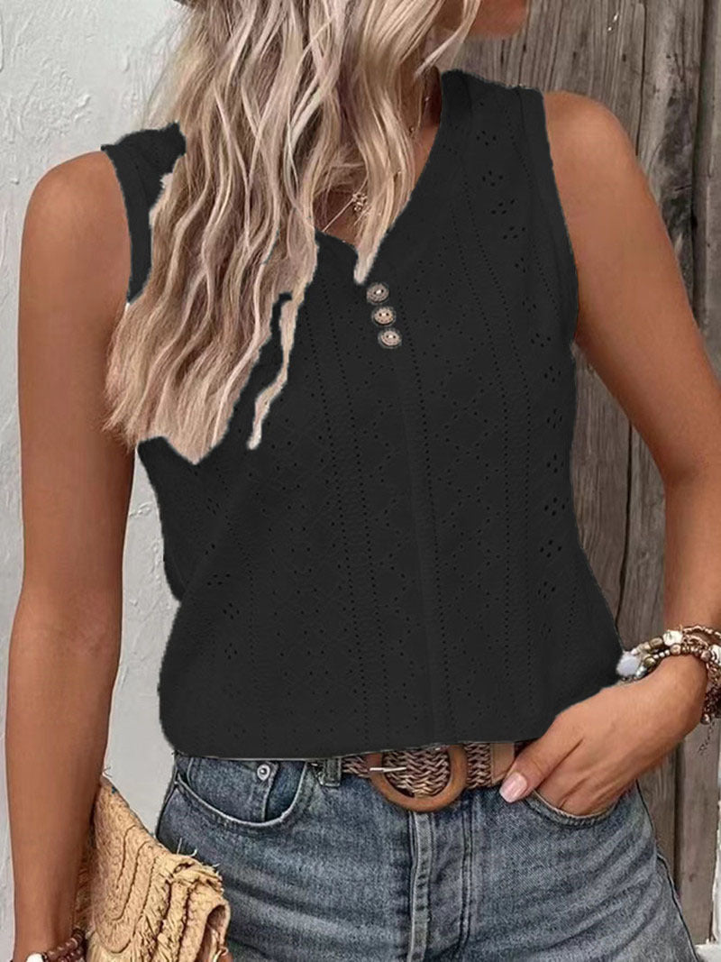 V-Neck Tank Top in 7 Colors S-3XL