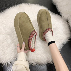 Plush Platform Slippers