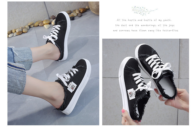 Slide Canvas Sneakers in 3 Farben