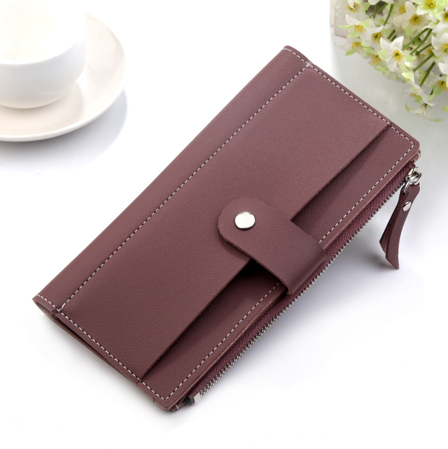 Dreifach gefaltete Clutch-Geldbörse in 6 Farben