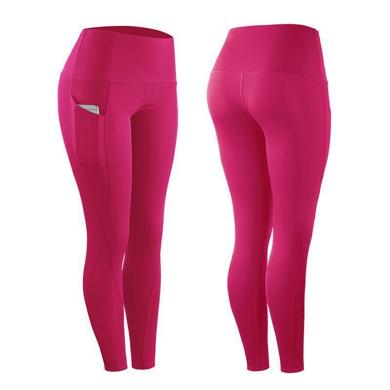 Solid Color Activewear Legging with Pocket in 6 Colors S-XL