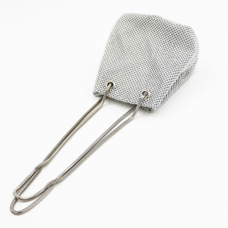Glitter Hand Shoulder Evening Bag in 3 Colors
