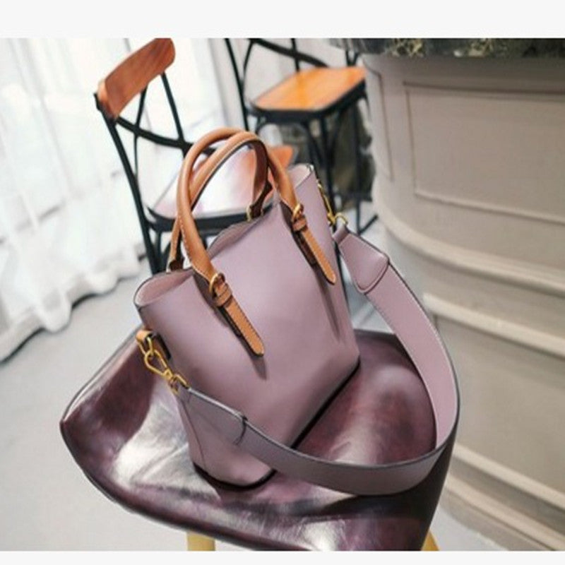 Zippered Messenger Shoulder Bag in 5 Colors