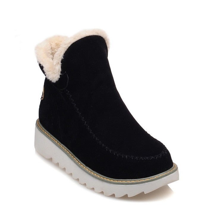Short Plush Boots in 3 Colors
