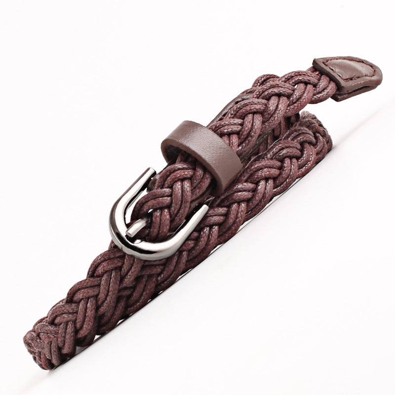Ceinture tissée en 8 couleurs
