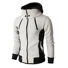 Herren-Sweatshirtjacke mit Reißverschluss und Kapuze in 4 Farben S-XXXL 