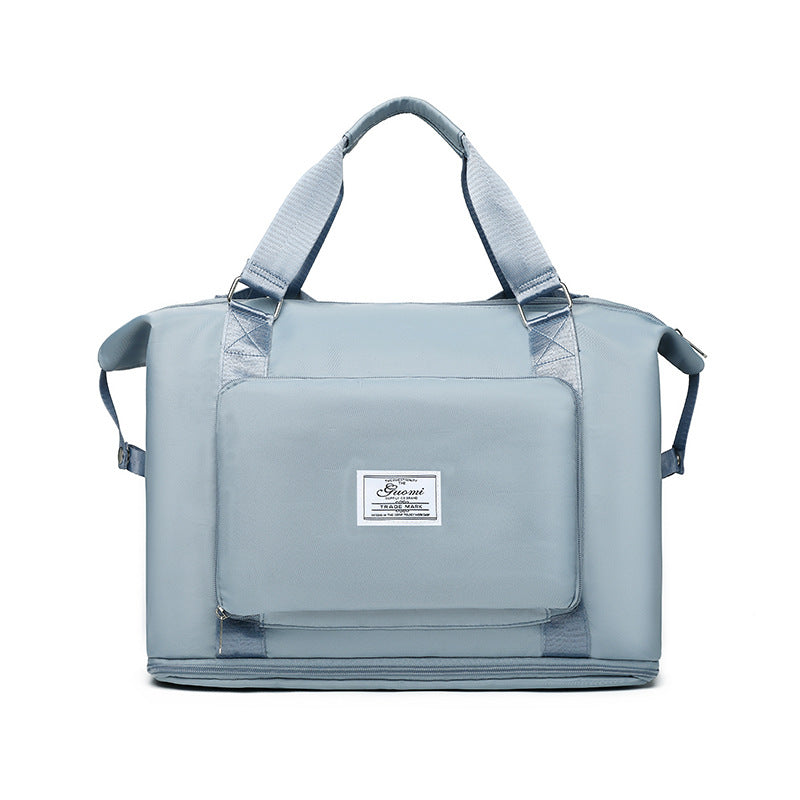 Expandable Oxford Travel Bag Backpack with Luggage Belt in 8 Colors
