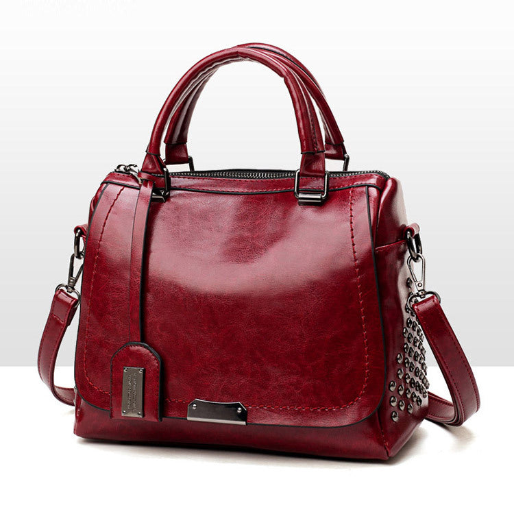 Soft Messenger Bag with Rhinestones in 3 Colors