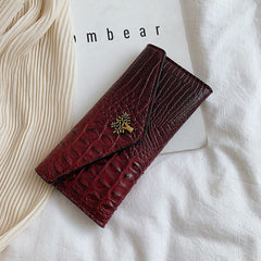 Crocodile Pattern Clutch in 5 Colors