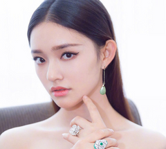 Silver and Jade Drop Earrings