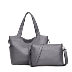 Two Piece Hand And Shoulder Messenger Bag Set in 6 Colors