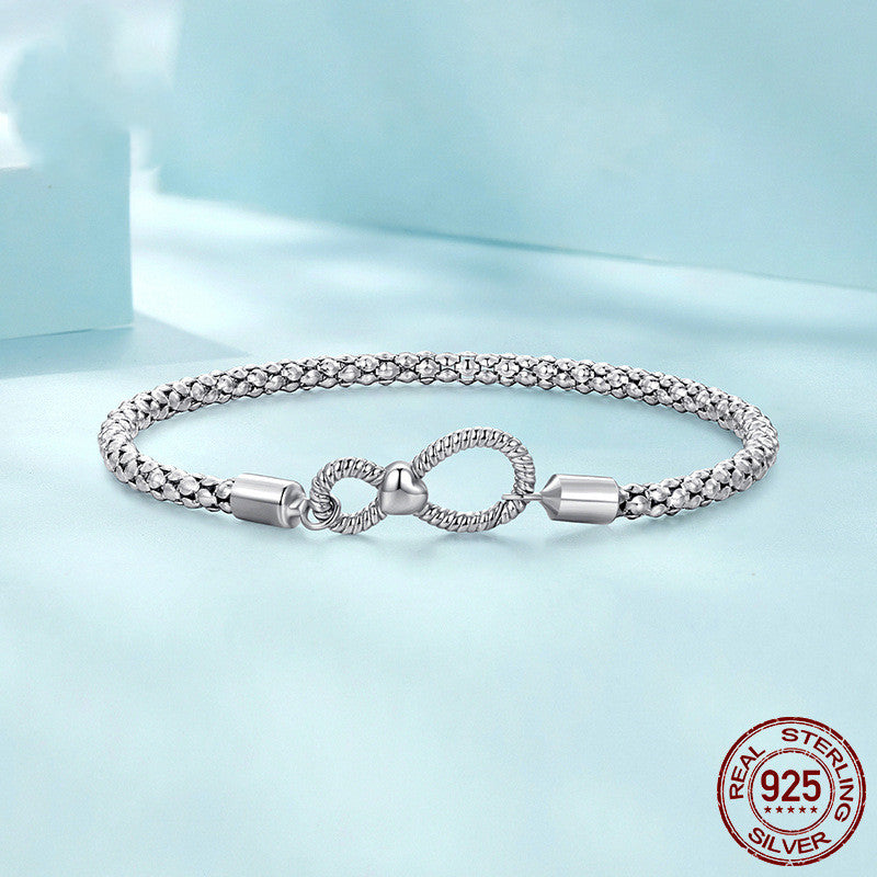 Sterling Silver Infinite Loop Bracelet