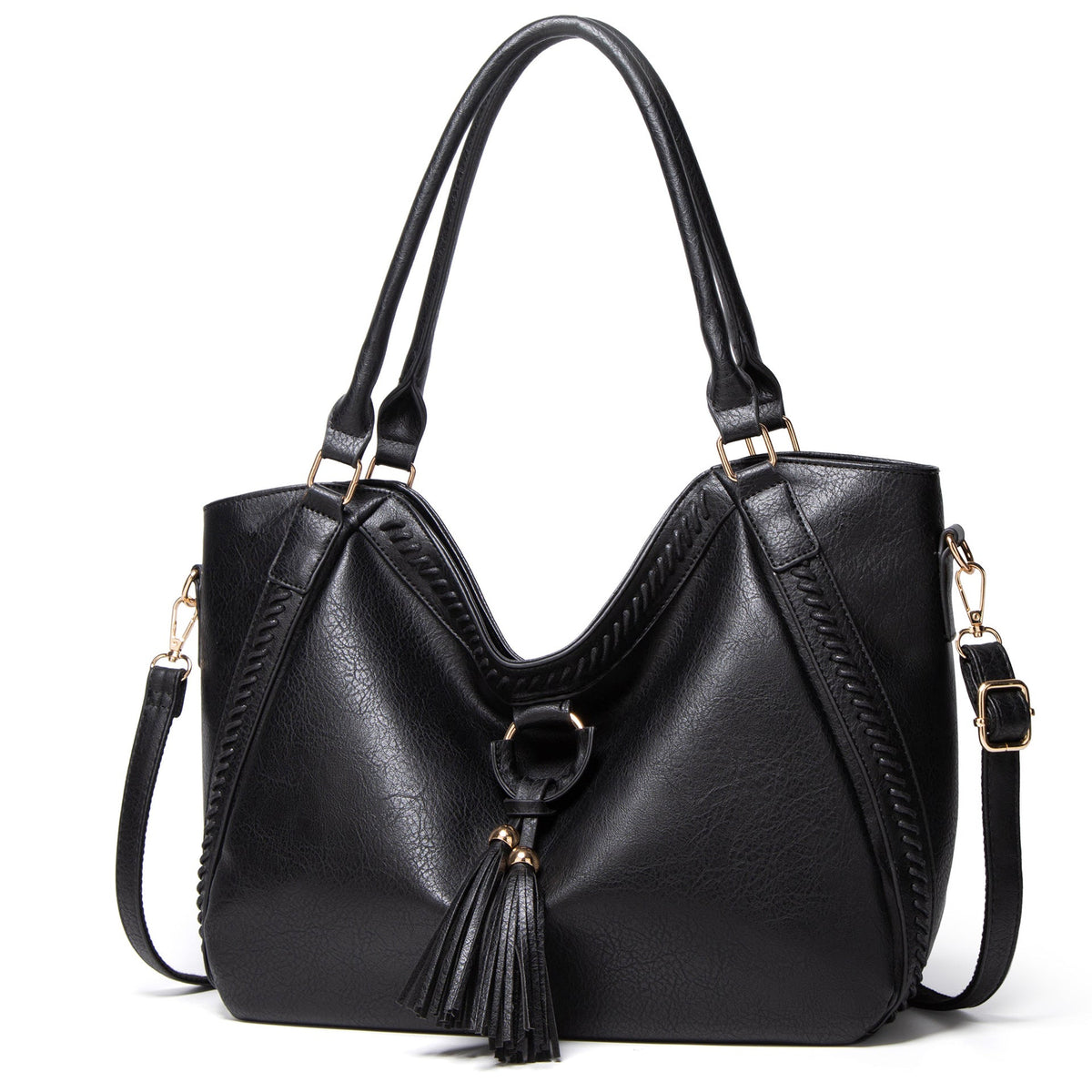 Crossbody Tote Bag with Tassel in 3 Colors