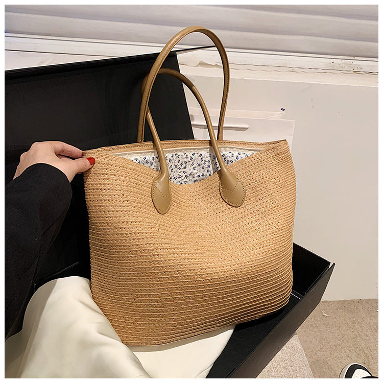 Woven Beach Bag Tote in 4 Colors