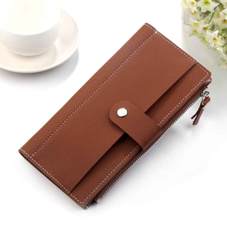 Dreifach gefaltete Clutch-Geldbörse in 6 Farben