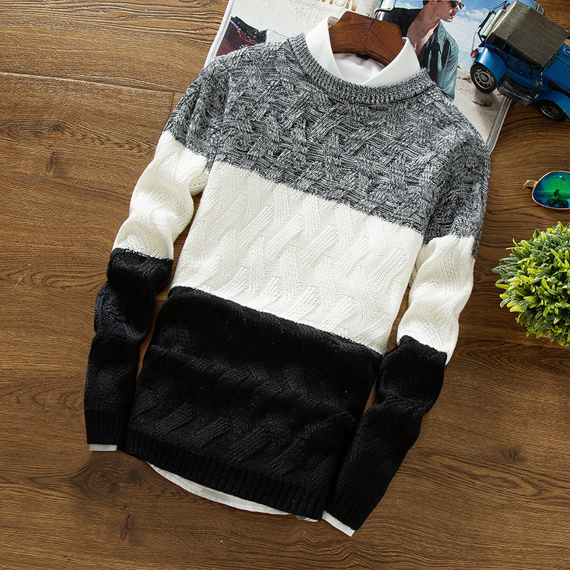 Men's Pullover Round Neck Sweater