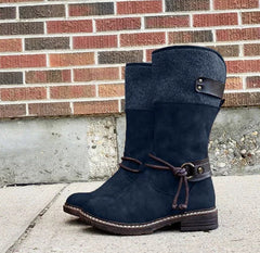 Suede Mid-Calf Snow Boots in 5 Colors