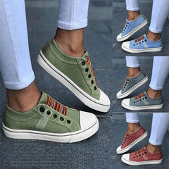 Canvas Sneaker in 4 Colors
