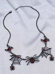 Halloween Spider Web Necklaces