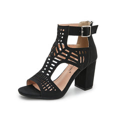 Open Toe Roman High Heel Shoes