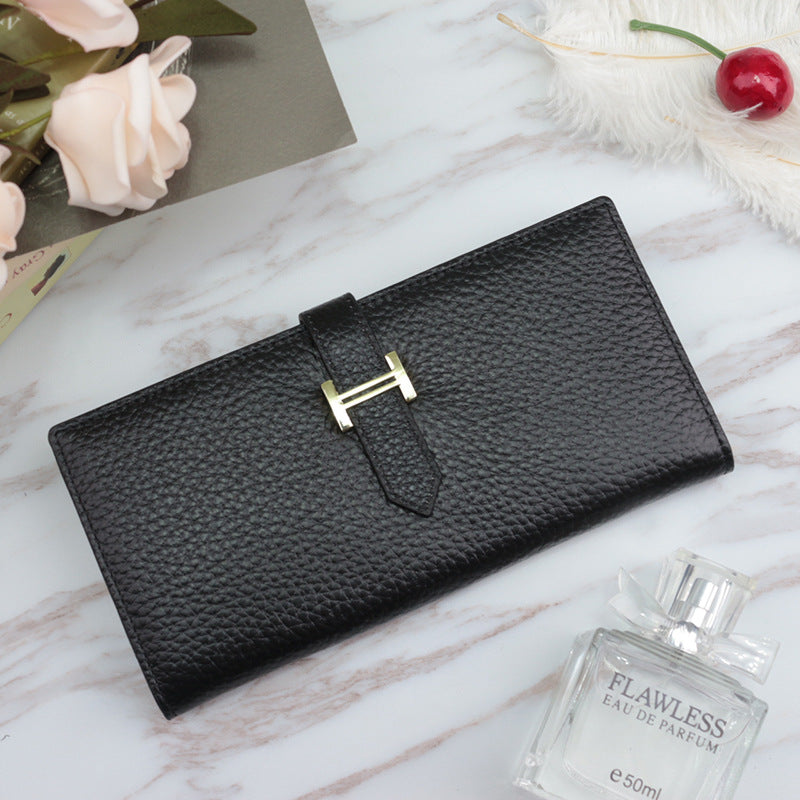 Long Leather Wallet in 6 Colors