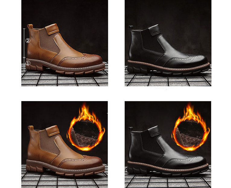 Men's Leather Retro Martin Boots in 2 Colors