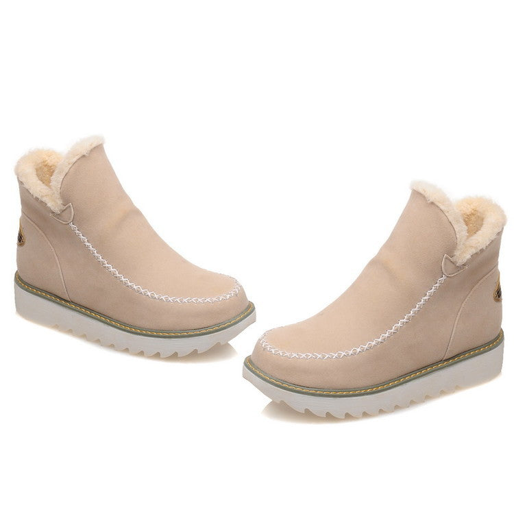 Short Plush Boots in 3 Colors
