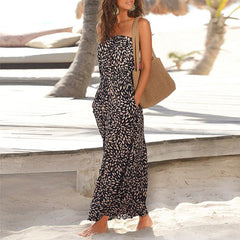 Robe longue tube sans manches avec poches latérales, 3 couleurs, S-XL