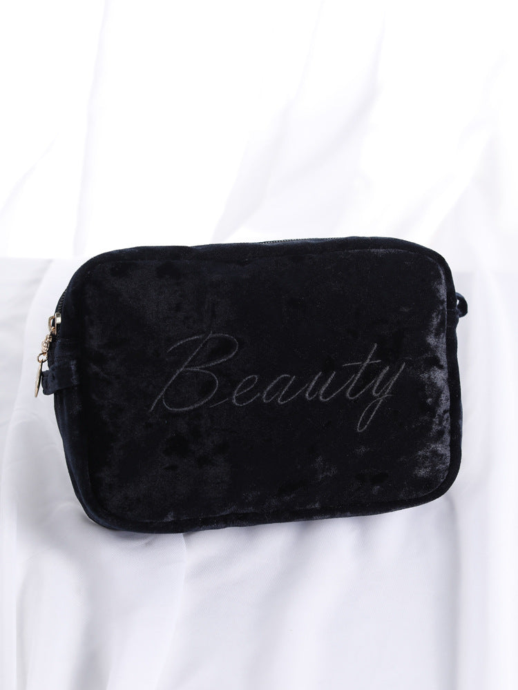 Large Capacity Portable Cosmetic Bag in 8 Colors