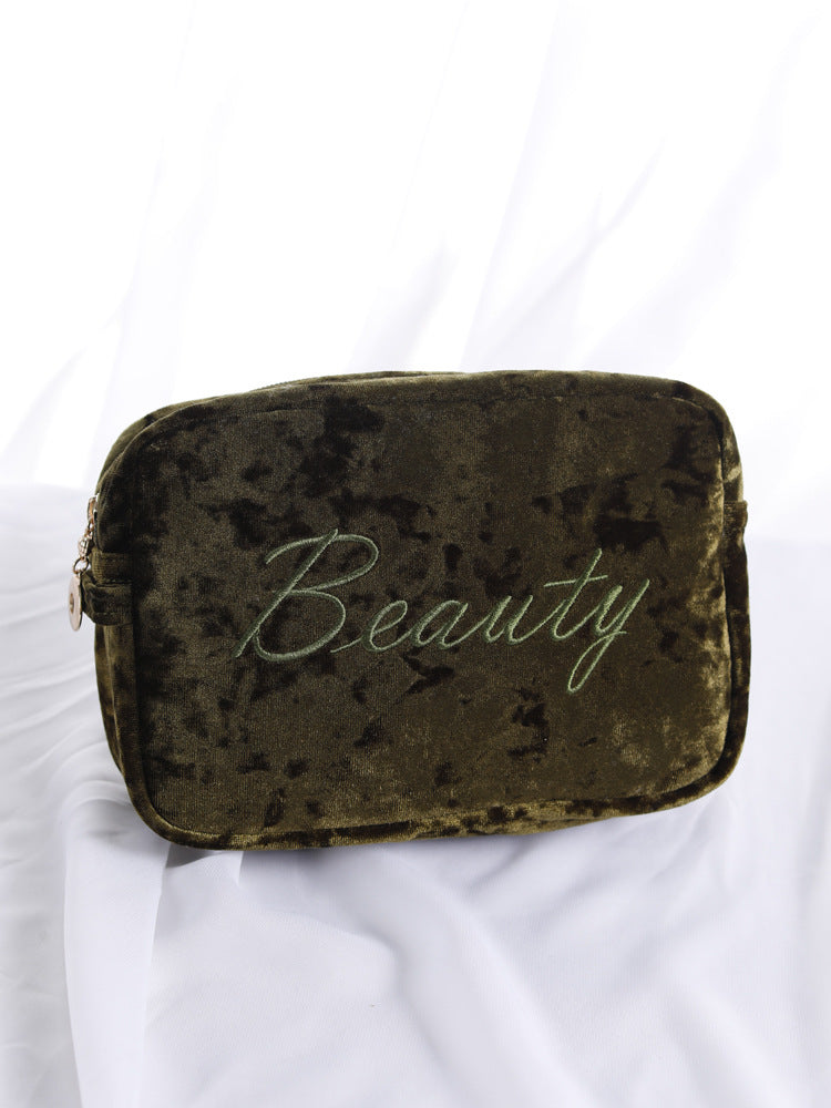 Large Capacity Portable Cosmetic Bag in 8 Colors