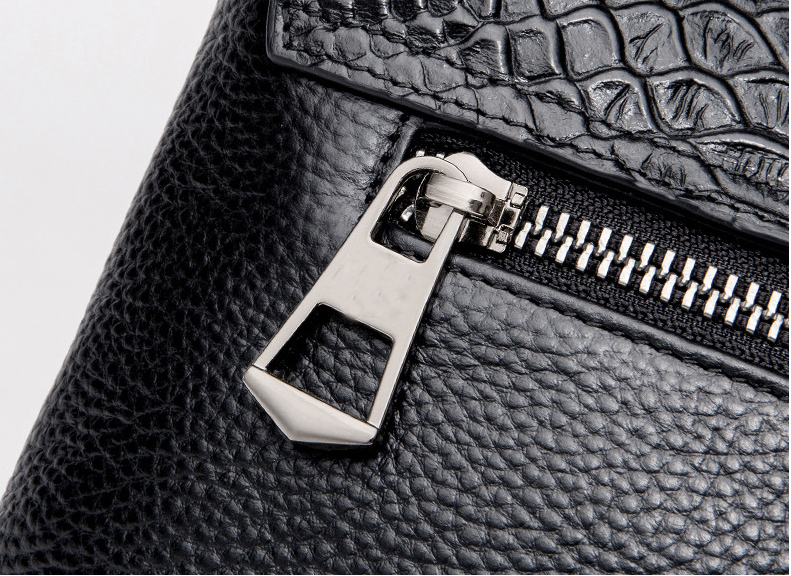 Classy Black Leather Hand Shoulder Bag