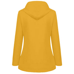 Fleece-Lined Hooded Zippered Jacket in 12 Colors S-5XL