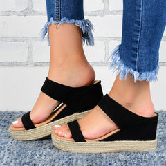 High Wedge Heel Sandals in 5 Colors