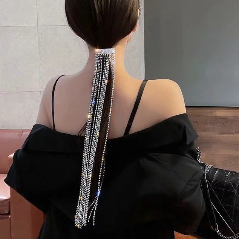 Diamond Tassel Hair Accessory