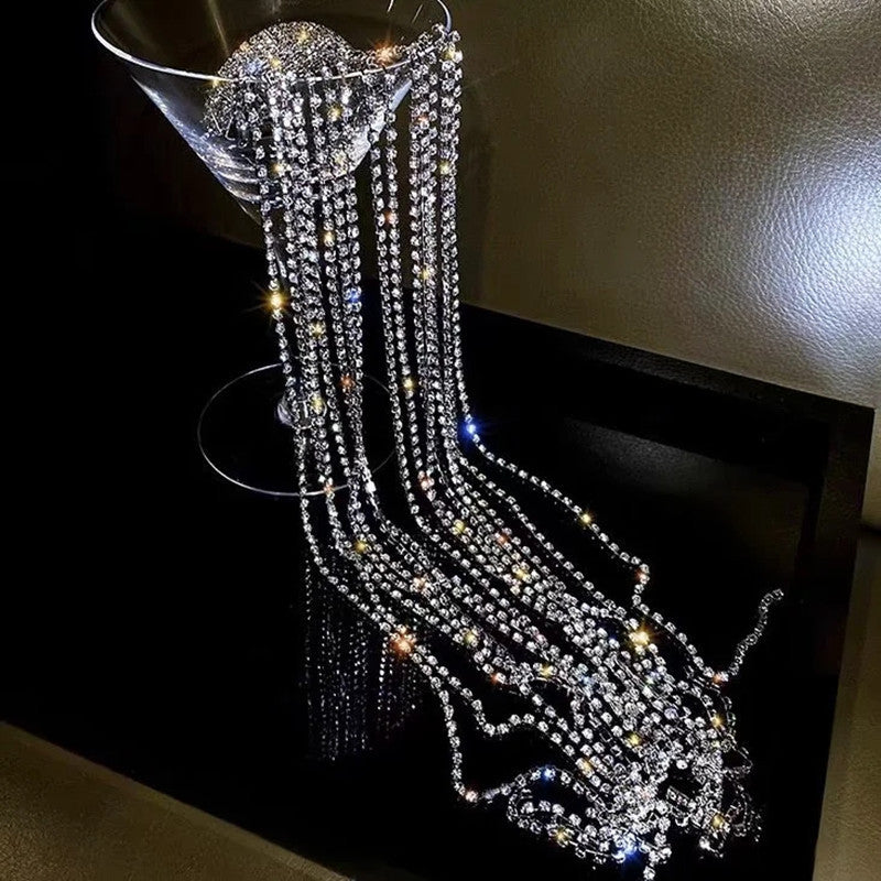 Diamond Tassel Hair Accessory